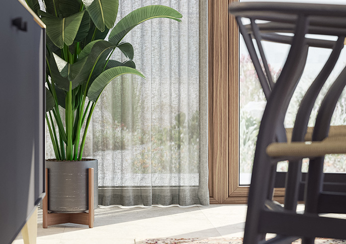 Kalahari Voile, Cool Grey - Made to Measure Curtains - Image 5